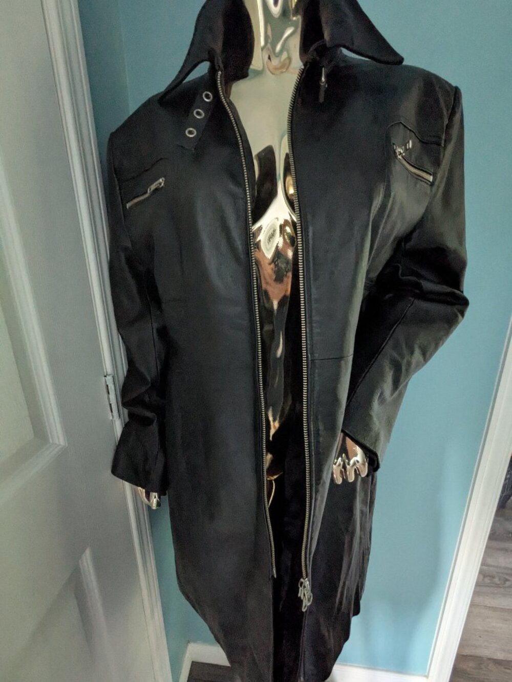 Idao leather coat